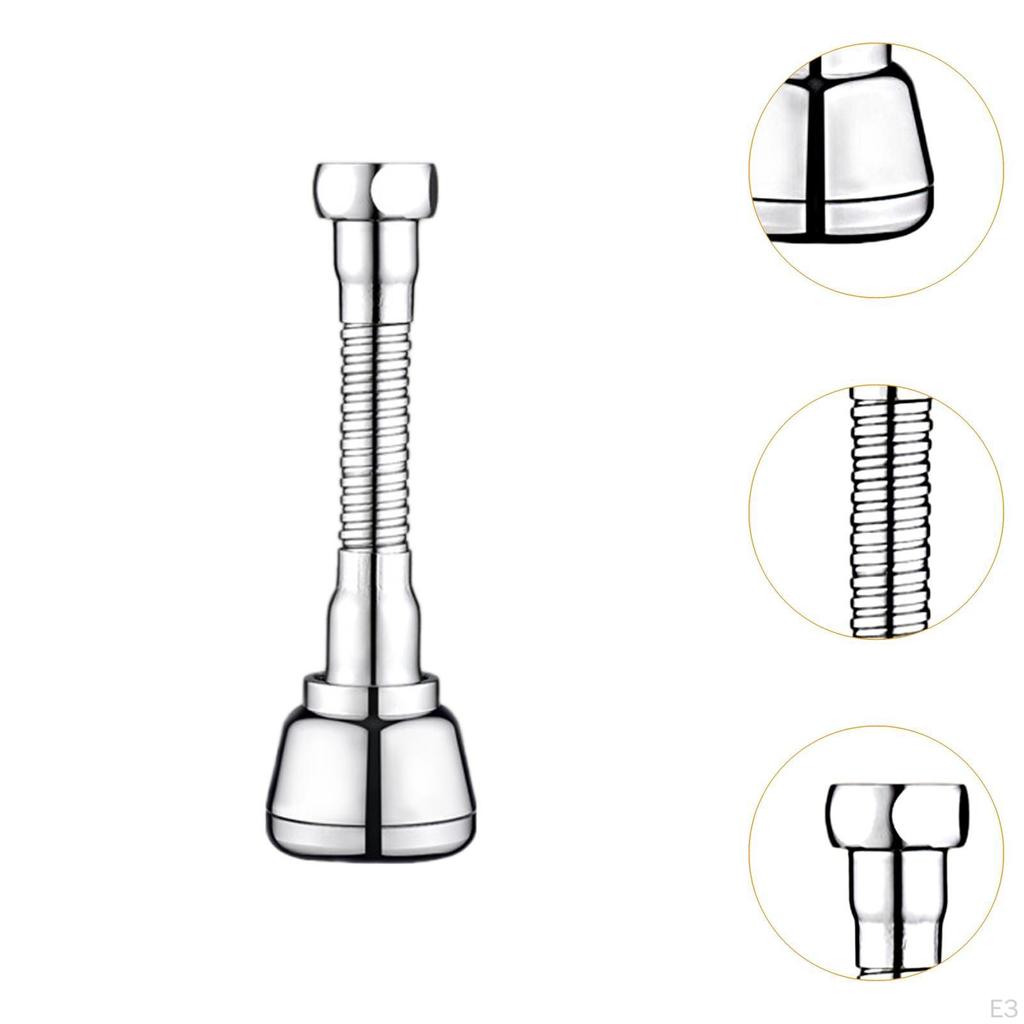 Estensione Rubinetto Rotante Modalità Doccia e Bolle Regolabili Ricambio per Bagno