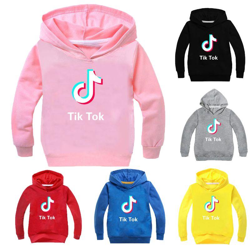 Tok Kinder Tik Buchstaben Pullover Langarm Kapuzenpullover Mode Oberteile Pullover