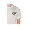 Emporio Armani Letter And Number Print Round Neck Short Sleeve T-Shirt Men Tops Yellow 3D1TA2-1JUVZ-01A3