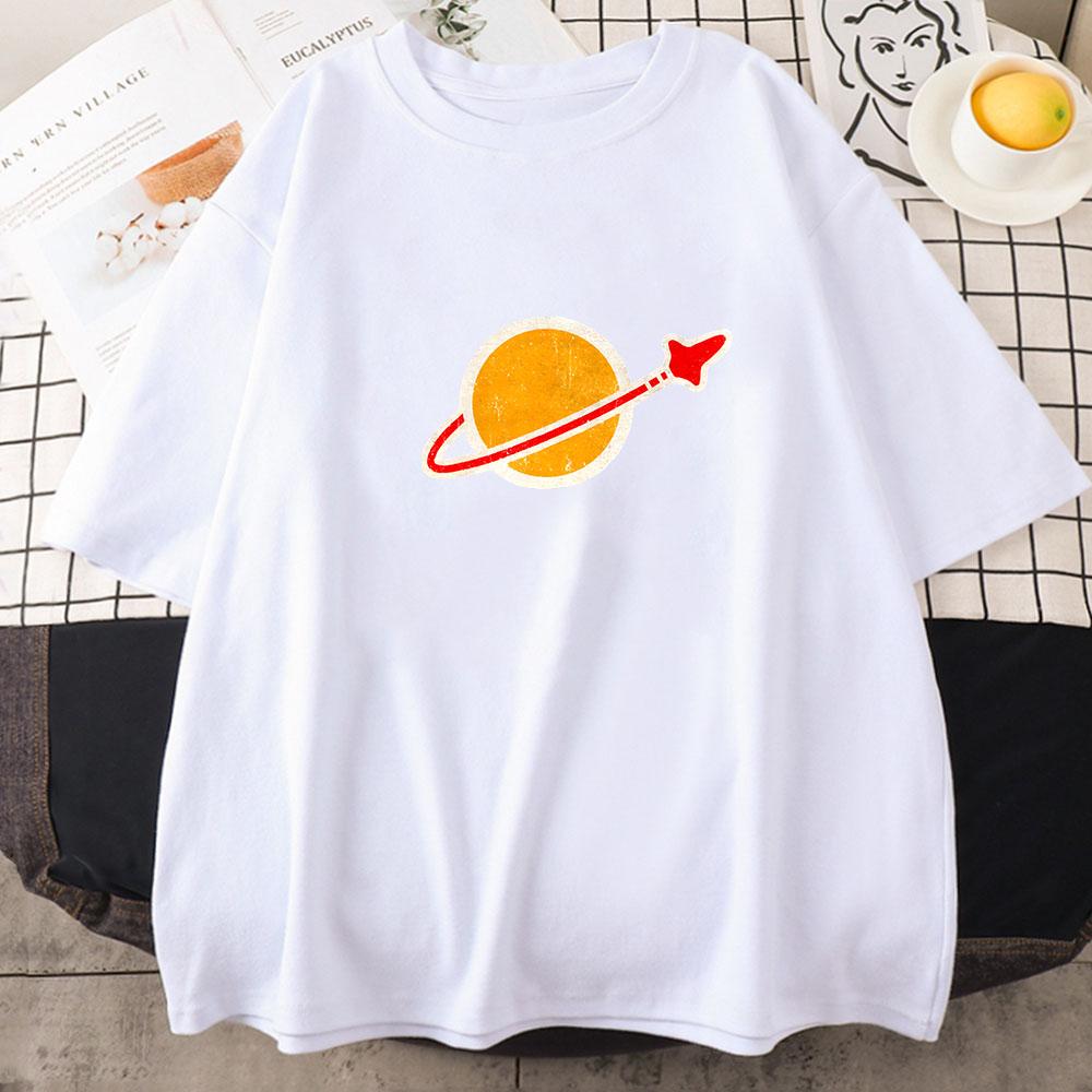 Space Lego T-shirt Graphic Printing Soft Tee-shirt Short Sleeve Aesthetic Tshirt Camisetas Unisex Tees 100%cotton Comfortable Tops