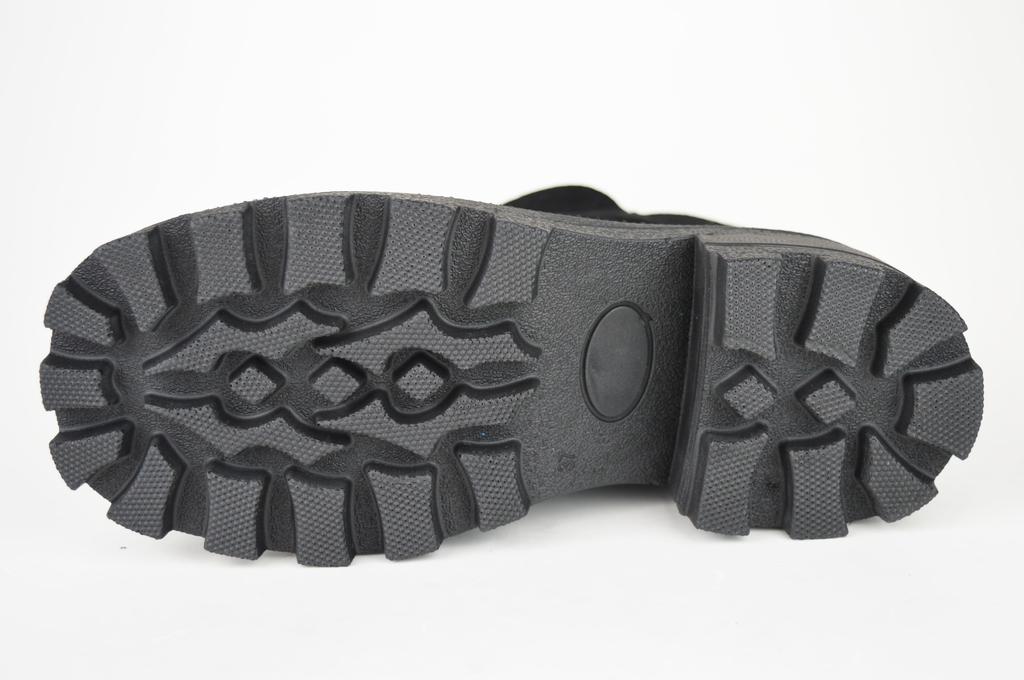 Suede Boots with Chain El Passo 1661 36 Black Winter