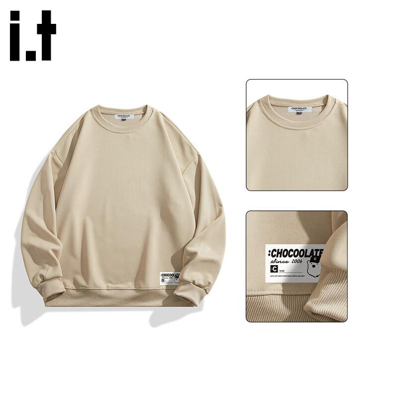 CHOCOOLATEit Men's American Style Loose Fit Casual Sweatshirt