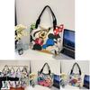 Minnie Cartoon Canvas Tote Bag With Large Capacity For Daily Use