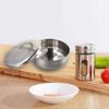 Stainless Steel Rice Bowl Convenient Serving Bowl with Cover Practical Metal Food Container with Lid Cooking Supplies