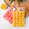 10-100Pcs Disposable Ice Bag Lattice Ice Cube Mold Self-Sealing Ice Tray Bag Ice Popsicle Mold Bags With Funnel Kitchen Supplies