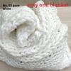 Bearaby Ultra Weaving Coarse Blanket With Solid Color Design For Household Daily