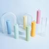 Cylinder Candle Mold 4.4x17.6cm Candle Taper Mold Cylinder Cake Decoration Mold Round Shape Soap Mold Flower For Candle Making