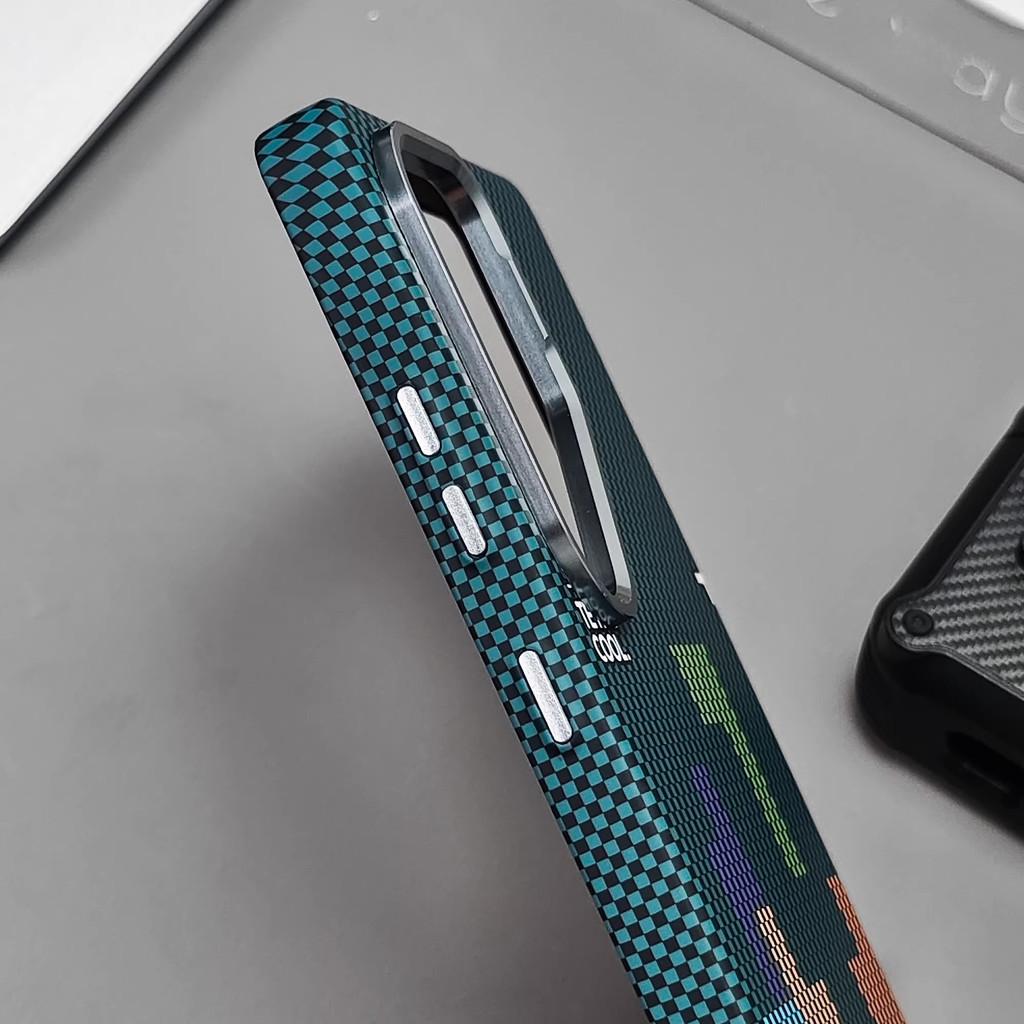 Fashion Patterns Carbon Fiber Texture N52 Magnet Phone Case for Samsung S26 Ultra S25 Ultra S24 Ultra S23U /Shockproof /Thin Anti-fingerprint