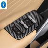 For Geely Boyue L  2024 ABS Carbon Fiber Steering Wheel / Window Glass Lift / Gear Shift Box Frame Cover Trim Accessories