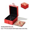 Modern Square Embossed Design Jewelry Storage Box for Necklaces Bracelets Brocade Cloth Luxury Gift Elegant Packaging Box