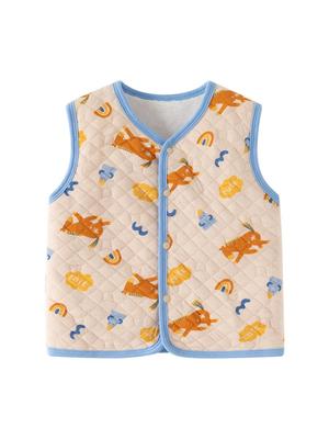 0-5 Years Old Toddler Fleece Vest - Warm Waistcoat for Autumn, Winter, Spring