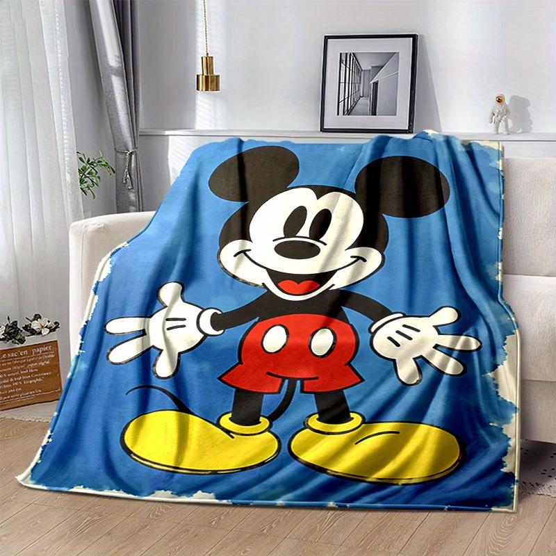 1pc, Classic Mickey Mouse Design Blanket - Seasonal Universal, Home Decoration, Blanket - Versatile & Cozy for Bedroom, Living Room, Travel,