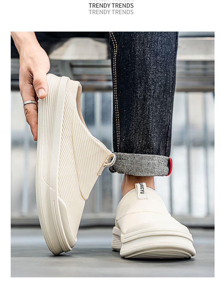 Veelzijdige Zomer Canvas Witte Instapslippers - Lichtgewicht Casual Schoenen