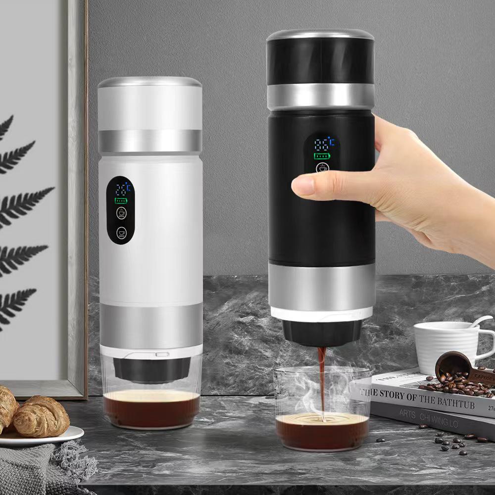 Portable Electric Espresso Maker: Wireless, Moka Style, Small Coffee Capsule Machine for Outdoor Use