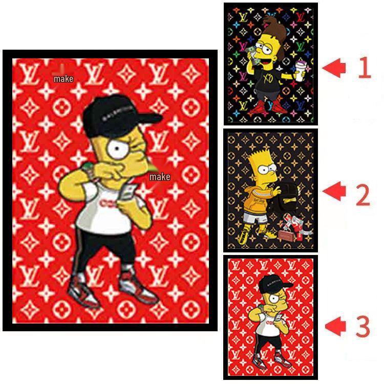 Hello Kitty & One Piece 3D Lentikulärt Pokemon-affisch