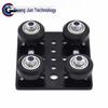 Euro Standard 2020 Aluminiumprofil V-Nut 3D-Drucker X-Achsen Schlitten mit 2040 Riemenscheibe