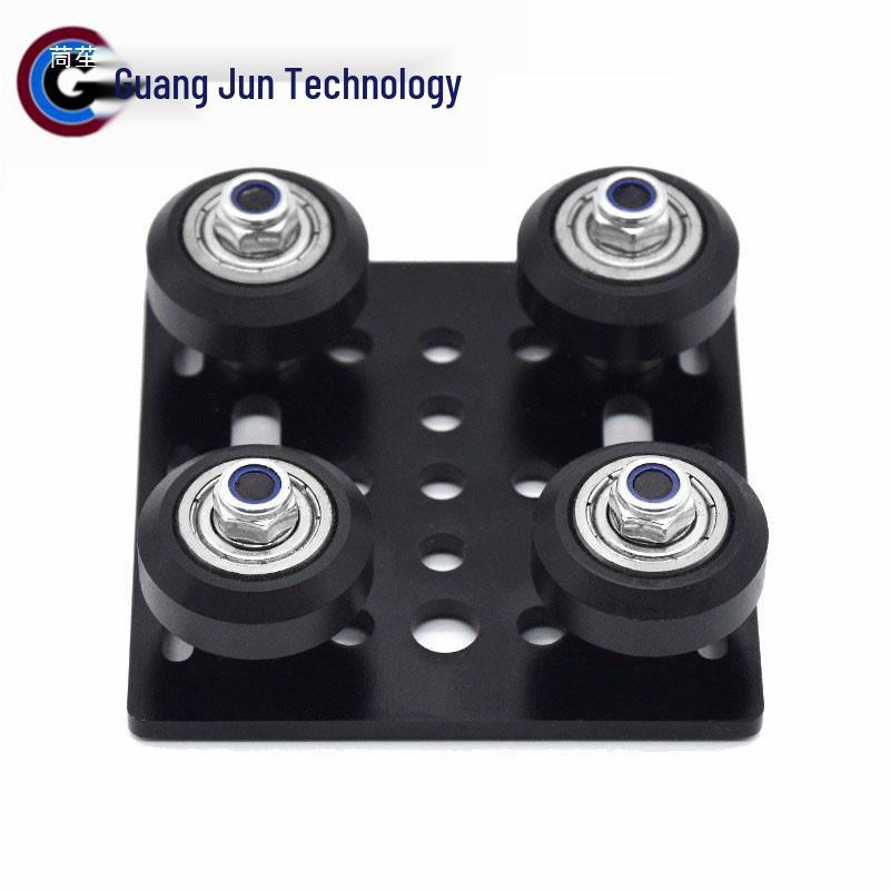 Euro Standard 2020 Aluminiumprofil V-Nut 3D-Drucker X-Achsen Schlitten mit 2040 Riemenscheibe