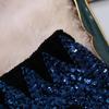 Women's Shiny High Waist Sequin Embellished Mini Skirt