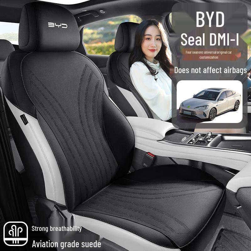 BYD Seal DMI-I Car Seat Cushion Cover - New Style One-Piece Half-Pack Saddle Design