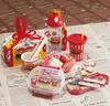 Skater Cutlery Set for Children, Lunch Box Set, Chopsticks, Spoon, Fork, Made in Japan, Slide-Type, with Name Sticker, Trio Set, Burger Conks Friends