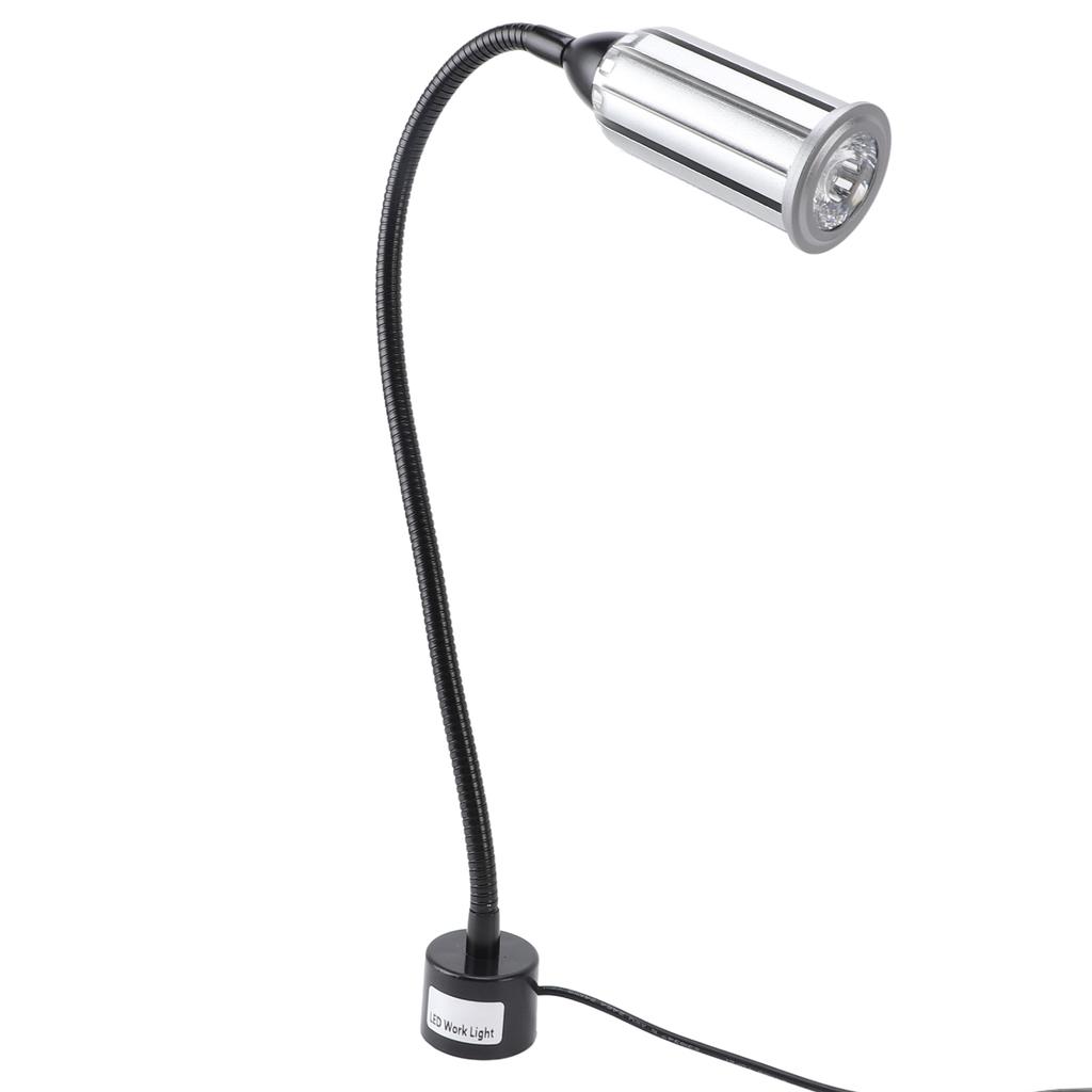 15W Magnetic Work Light 1200LM LED Machine Light with Flexible Gooseneck Shop Tool Lamp for Sewing