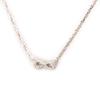 Les Trésors De Lily [K5222] - Collier Argent 'Infini' blanc