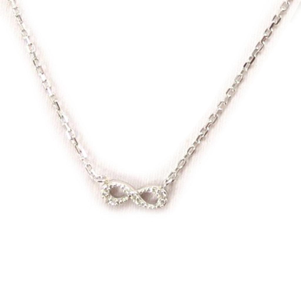 Les Trésors De Lily [K5222] - Collier Argent 'Infini' blanc