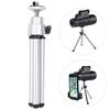 3PCS Aluminium Alloy Silver Stoving Varnish Mini Anti Shake Telescope Tripod