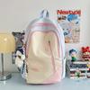 Schoolbag1011 New Simple Casual Trend Backpack Junior High School Student School Bag Female Class Large Capacity Backpack