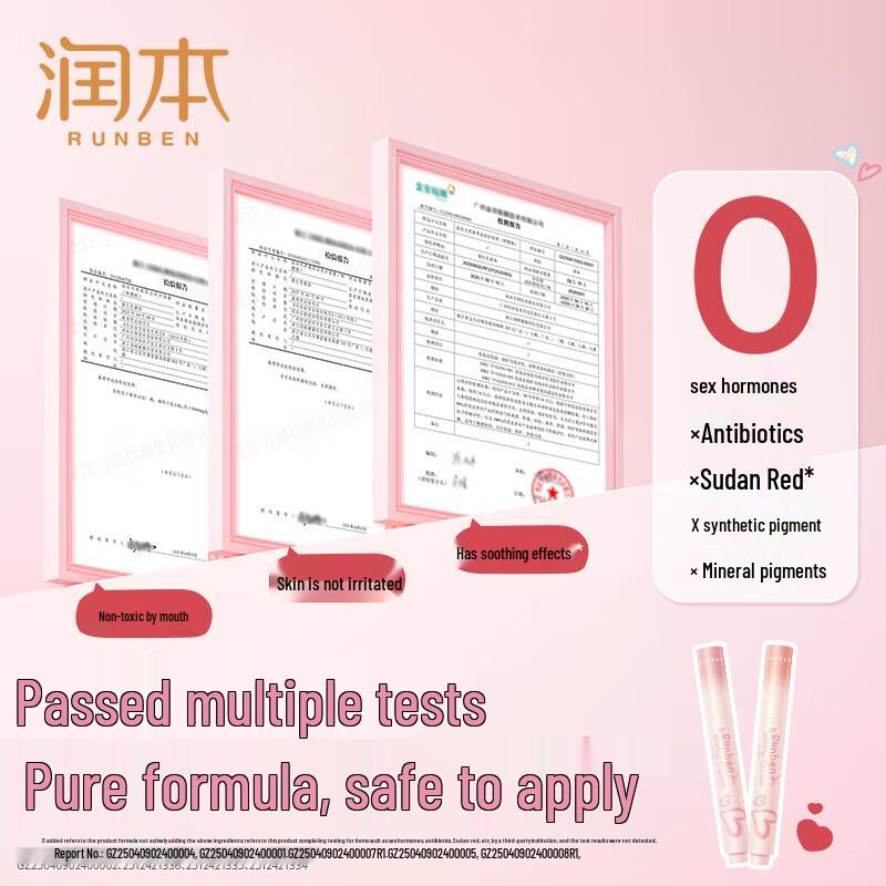 RUNBEN Kids Lip Balm & Lipstick