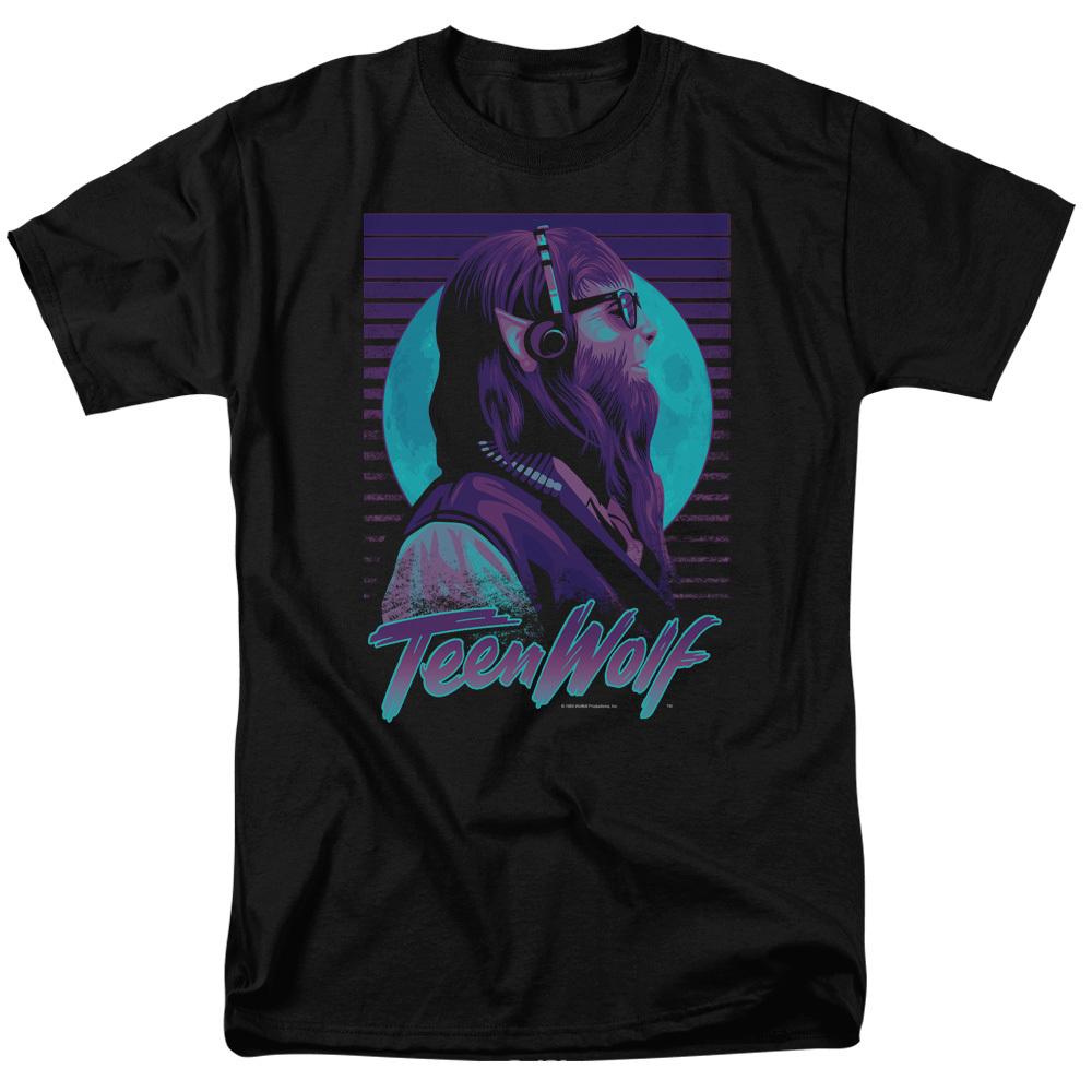 Teen Wolf Headphone Wolf B T-Shirt Mens Womens Tees Top Sizes S-4XL NEW L