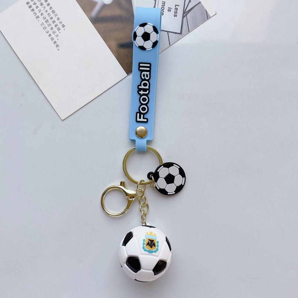 Creative Drip Glue Team Football Bag Car Keychain Accessories Gift Wholesale Kawaii Cute Personalized Gifts Y2k Fashion Anime