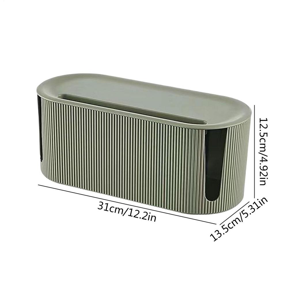 Desktop Wire Organizer Box Charger Cable Holder Large Capacity Socket Organizer Cable Management Case Cable Container Wire