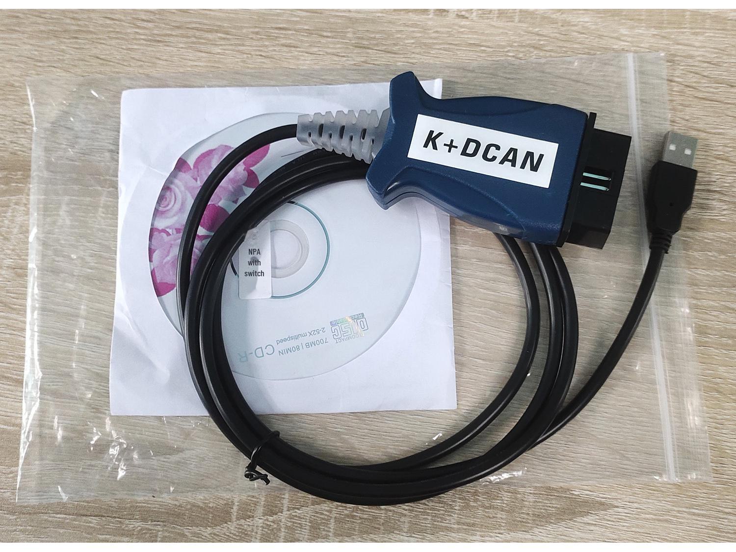 

Адаптер INPA K+DCAN для шасси BMW E - FT232RL 9241 Белая печатная плата с кнопочным переключателем inpa push switch синий