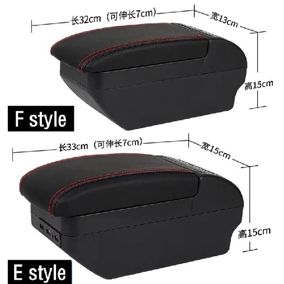 Car Armrest For Suzuki Sx4 Armrest Box 2007-2013 Center Centre Console Storage Box Armrest with USB 2008 2009 2010 2011 2012