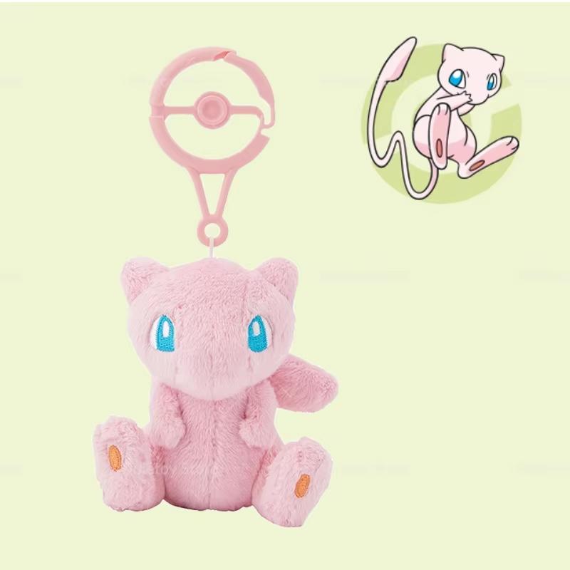 Original Pokemon Plush Key Ring Pikachu Sylveon Eevee Charmander Squirtle Quaxly Pok Sphere Buckle Animation Merchandise Presents