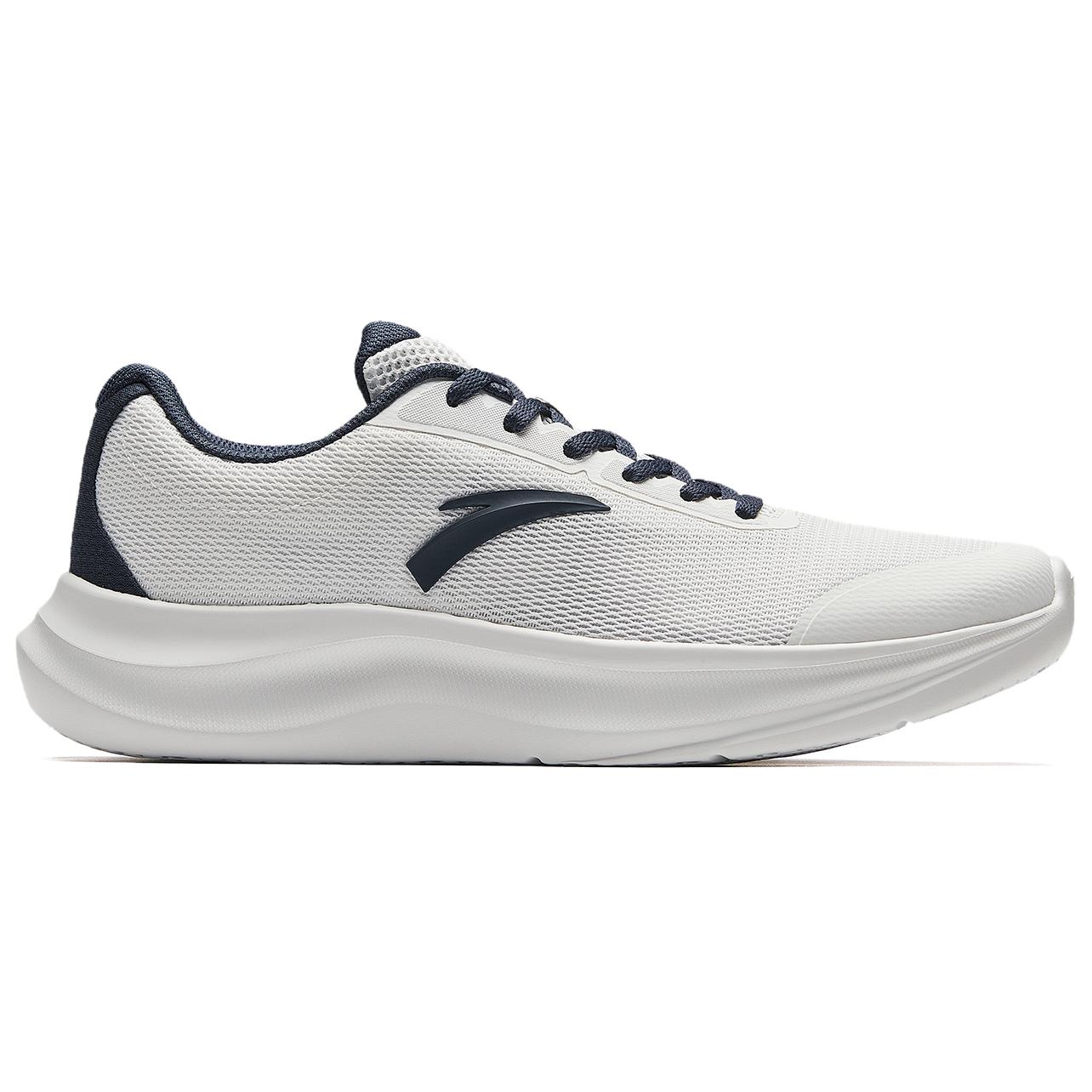 

New Anta Running Collection Wear resistant And Waterproof Low top Sprint Running Shoes Men s Papyrus White Ink Blue 912545505-2 43