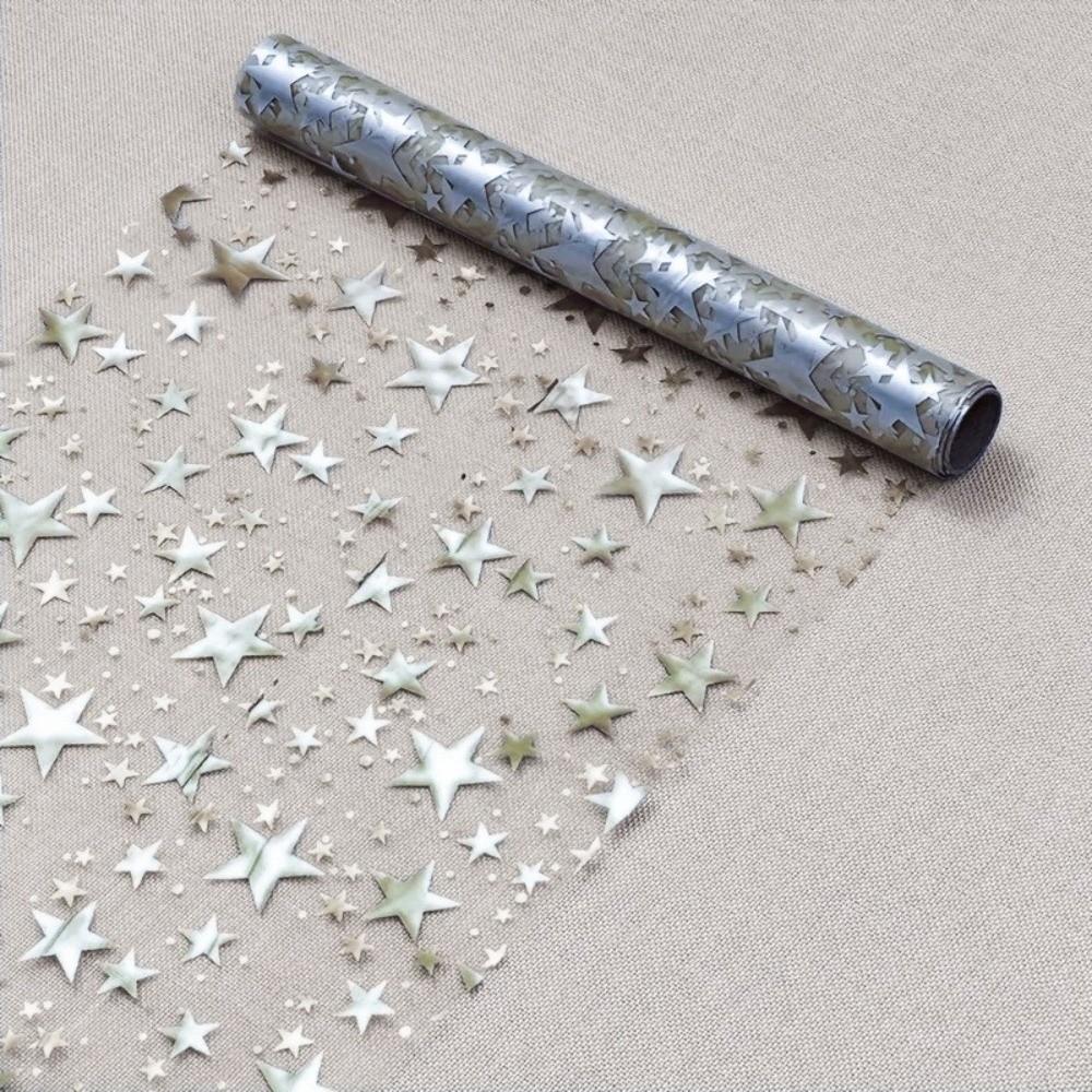 Sheer Mesh Bling Star Table Runner Star Pattern Shimmery Birthday Table Flag Romantic Polyester Table Cloths Dinner Table