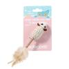 Cat Play Toy With Rope And Feather Mouse For Interactive Fun