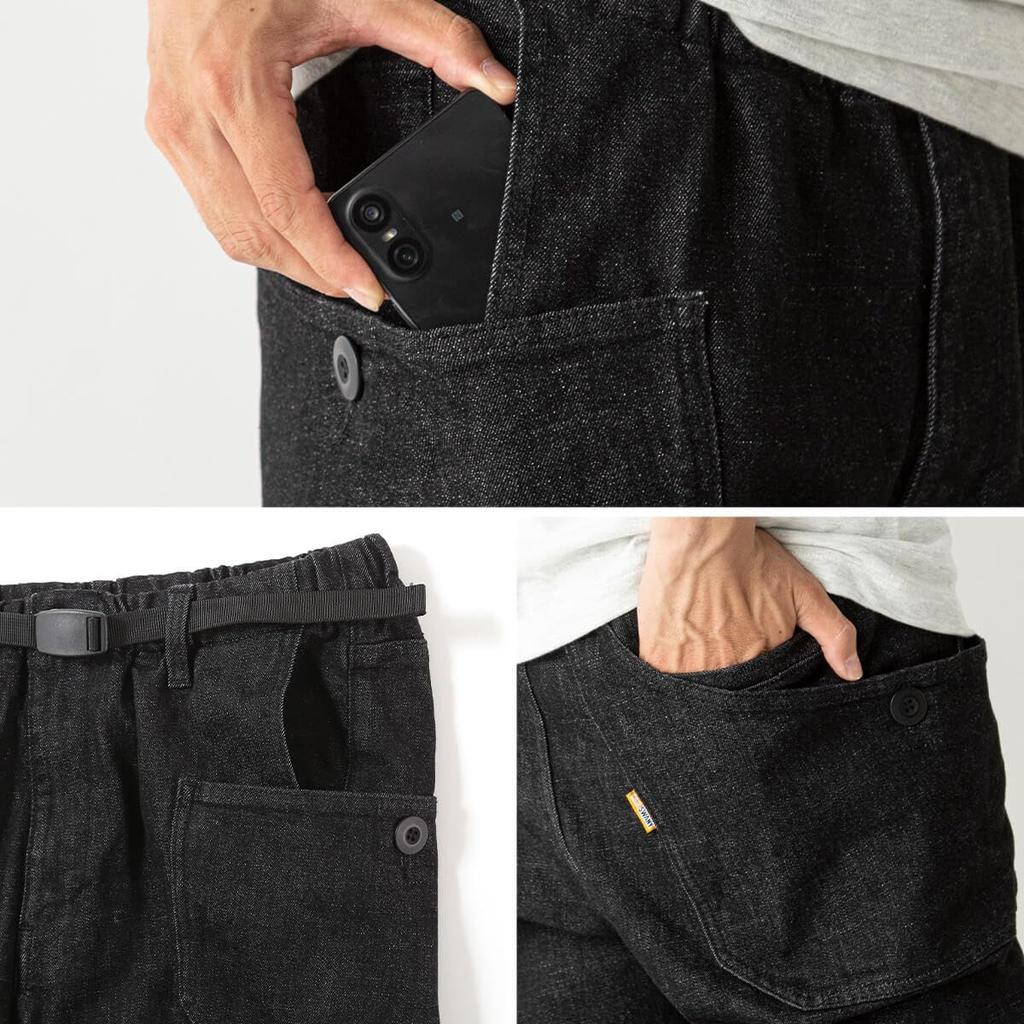 GRIP SWANY JOG 3D Camp Pants L Light Indigo