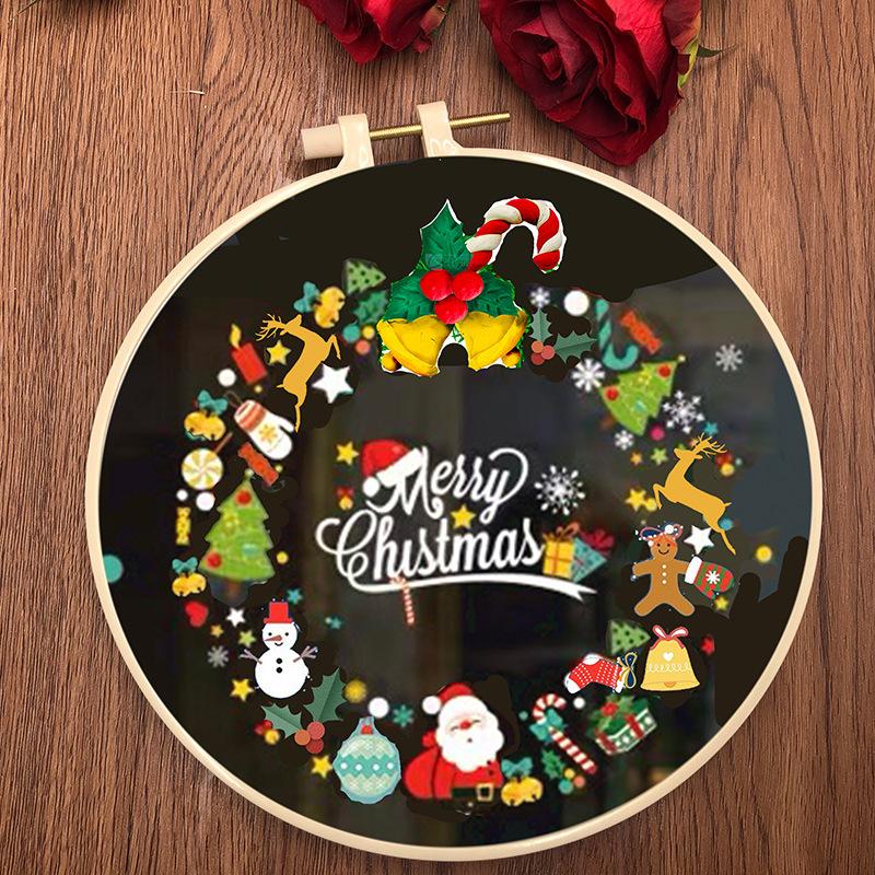 1 st Julklockmönster Broderi DIY Tygpyssel Kit Kreativt Hantverk Sömnad