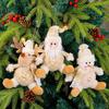 New Creative Christmas Decorations Ski Santa Reindeer Snowman Dolls For Home Holiday Party Decorations Christmas Gifts