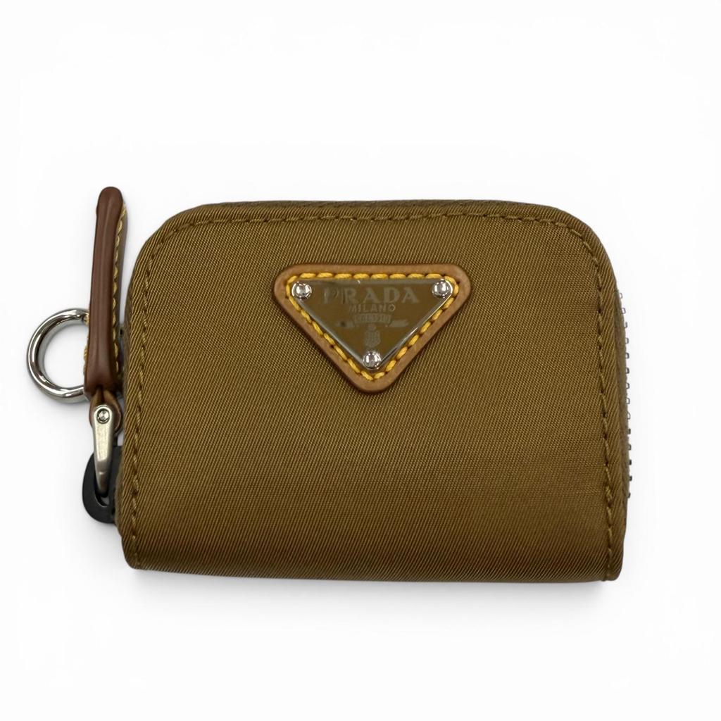 Excellent PRADA Shoulder Bag Brown Nylon mens 2VH172 Used