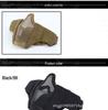 Steel Mesh Tactical Half Face Mask - Multifunctional Military Protective Gear