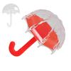 12pcs Umbrella Shaped Candy Box Portable Cute Exquisite Plastic Packaging Gift Box for Birthday Part