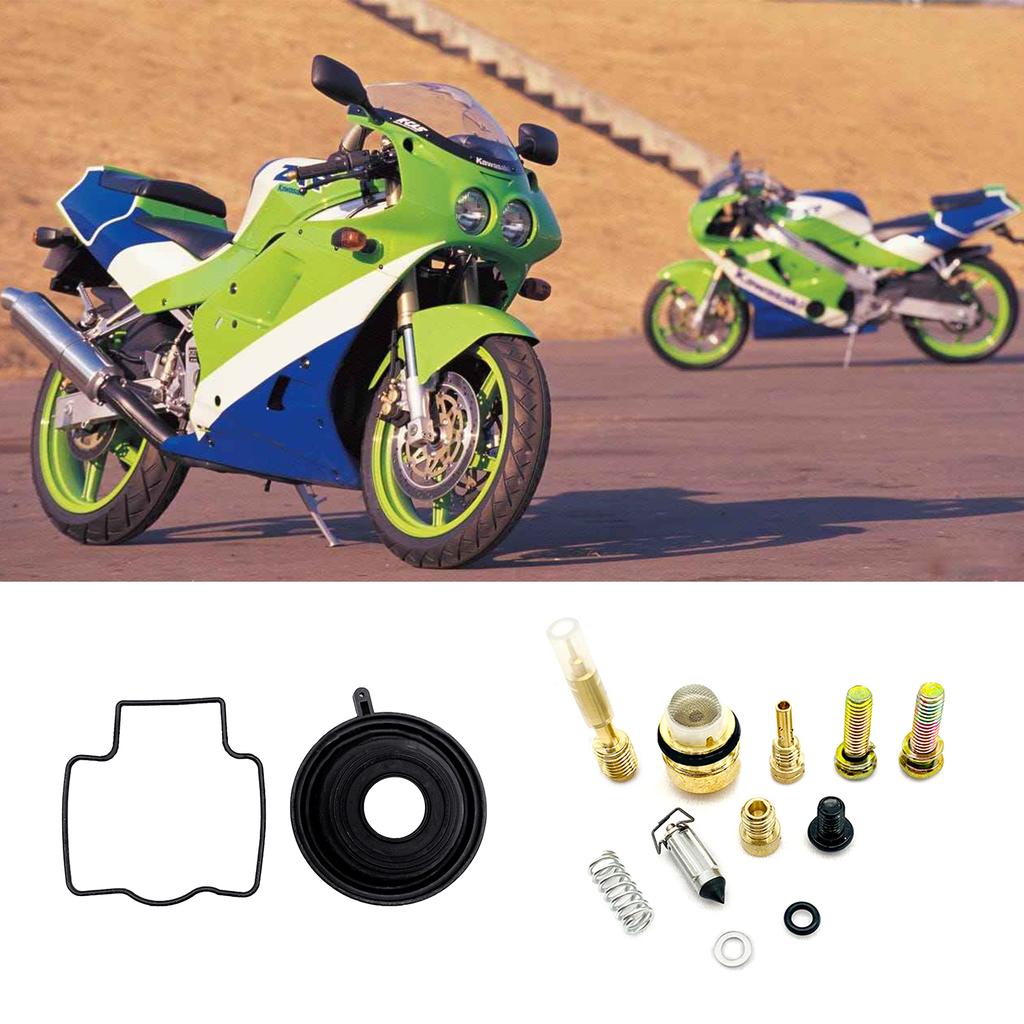 Upgraded Carburetor Carb Repair Kit Diaphragm Vacuum Replacement Easy Installation Fitting for Zxr250 Zxr400 Zzr400