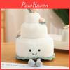 Cake Plush Ring Toy Cartoon Love Cute Doll Wedding Decoration Festival Gift
