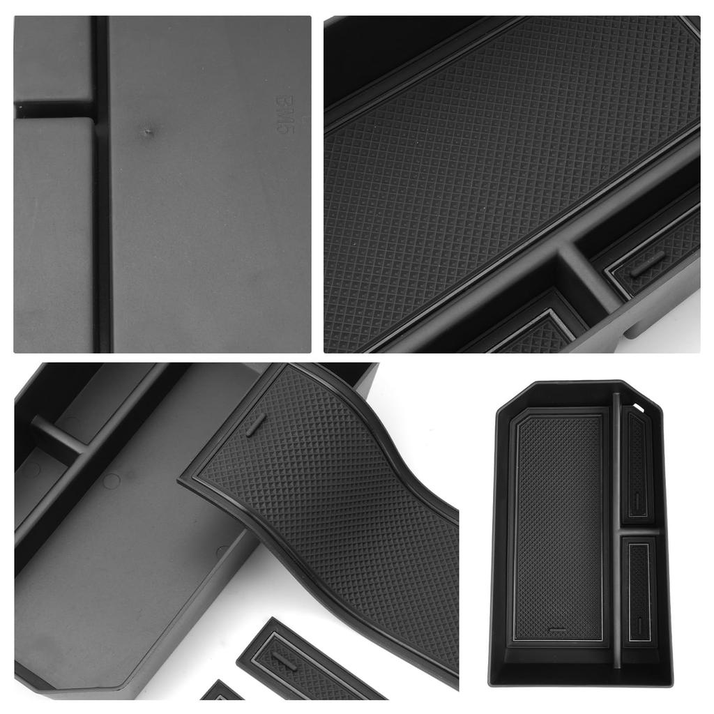 Ruiya Console Tray for the New BMW 5 BMW and i5 This center console tray is made of ABS material and features a rubber also suitable for the New
