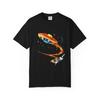 Pancake Flying Saucer Graphic T-Shirt Black Front Print Comfort Colors 1717