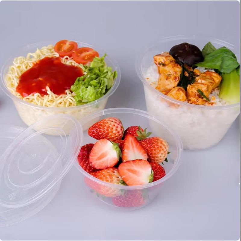 Disposable Round Takeaway Food Containers